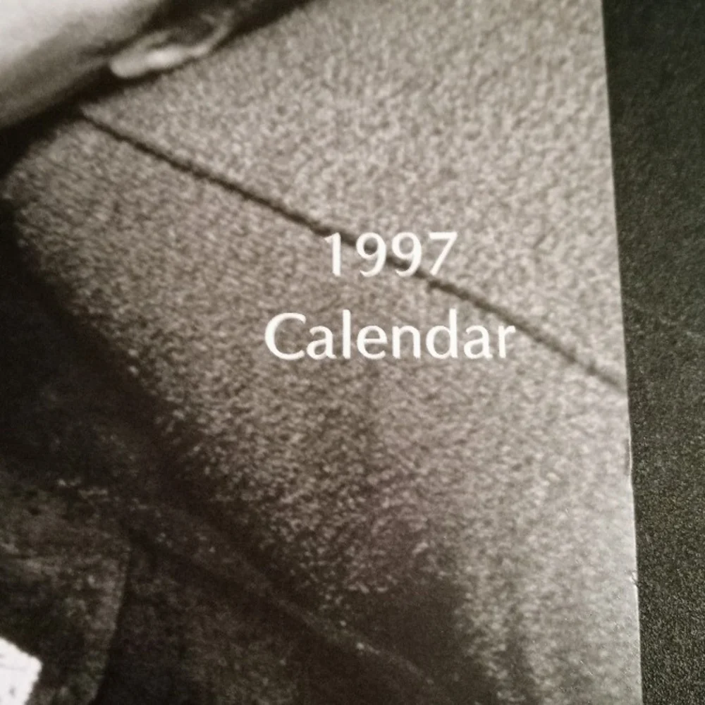 Elvis VTG 1997 Calendar Blk White THE WERTHEIMER COLLECTION New. Never Used Mint